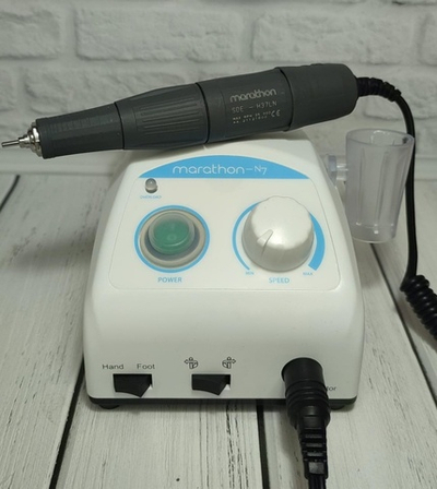 Комплект Аппарат для маникюра и педикюра Marathon N7 NEW H37LN без педали