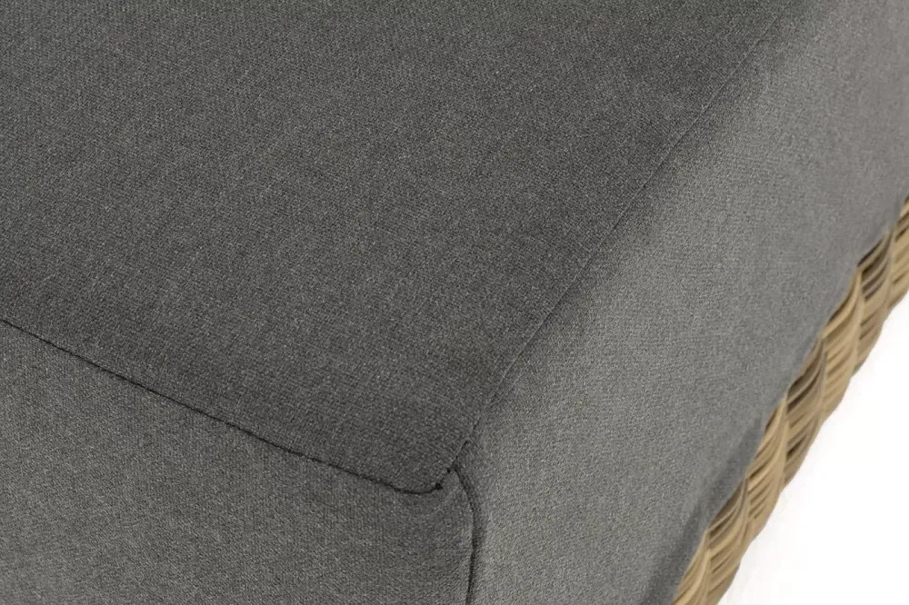 "Капри" трансформирующаяся лаунж-зона из искусственного ротанга, цвет соломенный