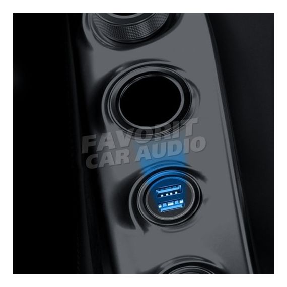 АЗУ 2USB Usams US-CC055 C8 3100mAh пластик чёрный