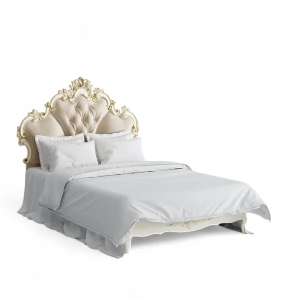 Кровать с мягким изголовьем 120*200