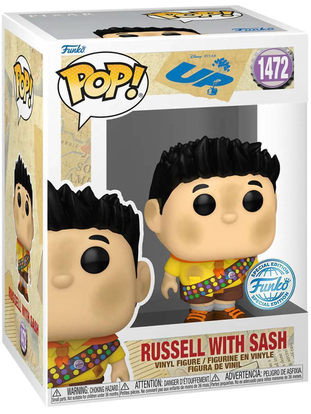 Фигурка Funko POP! Disney UP Russel with Sash (Exc) (1472) 79158