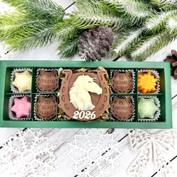 Шоколадный набор "Лошадь 2026. Подковы"