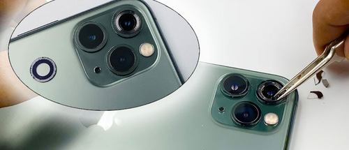 Замена глазка камеры на iPhone 11 Pro