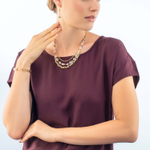 Колье-трансформер 4-in-1 Coeur de Lion White-Gold 4523/10-1416