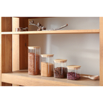 Банка для хранения smart solutions с крышкой из бамбука, 1400 мл