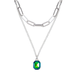 Колье Fiore Luna Virtual Green LN6101 S
