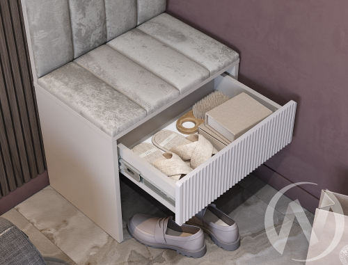 Прихожая ПР-07 МС Пандора (кашемир/MF03)