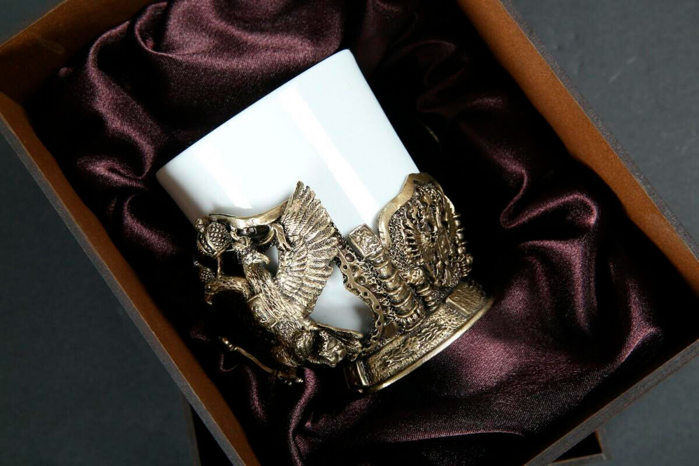 Чашка для кофе "Герб РФ"