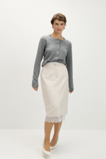 Юбка карандаш до колена