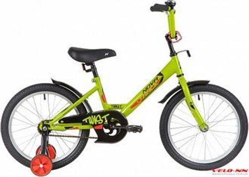 Велосипед NOVATRACK 18" TWIST зелёный