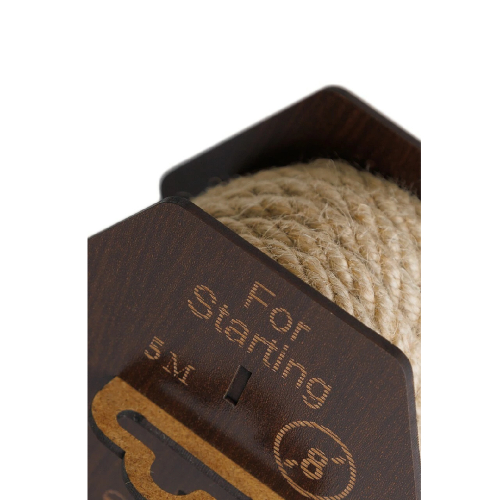 Джутовая веревка для шибари на катушке 5 м