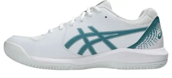 Мужские кросовки для Padel Asics Gel-Dedicate 8 Padel - white/misty pine