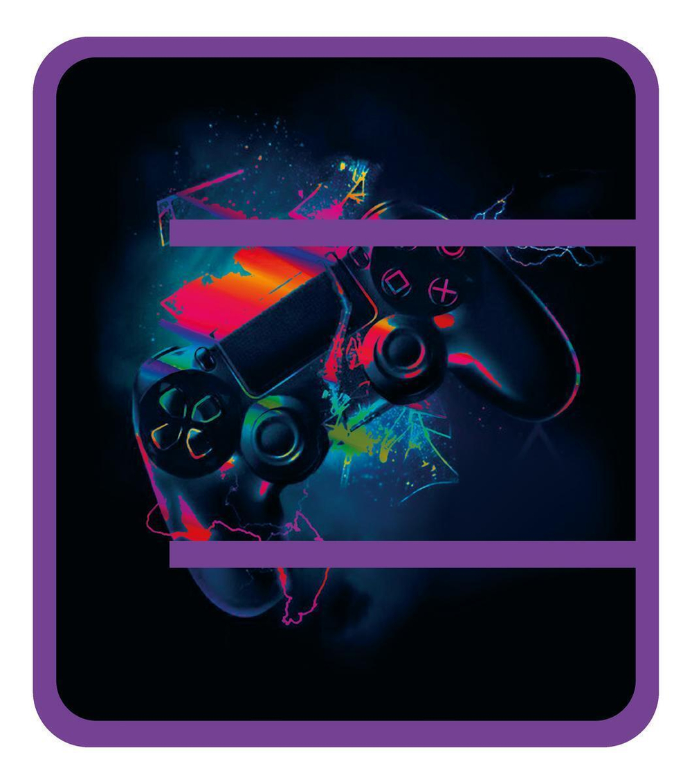 Папка д/труда А4 молния вокруг, пластик 325/230/25 "Время для игры 2024" (Пчелка)