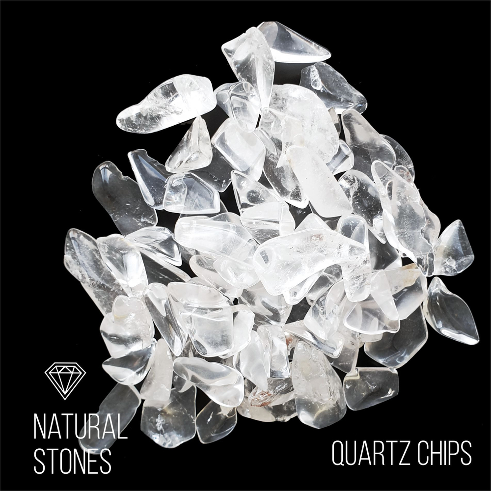 Камень натуральный, Quartz Chips, в камешках, 100гр