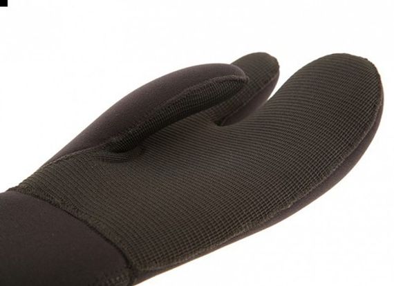 Перчатки трехпалые Marlin Arctic 7 мм Черные