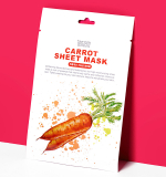 Тканевая маска с экстрактом Моркови Tenzero Carrot Sheet Mask 5шт