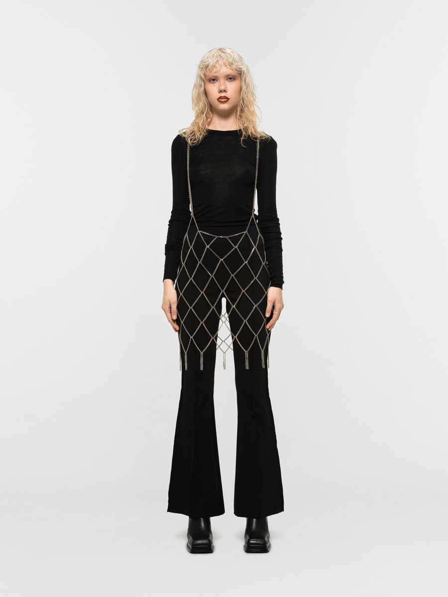 ЮБКА "FISHNET WITH STRAPS"