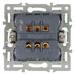 Выключатель проходной двухклавишный без рамки Arlight SWT 043727