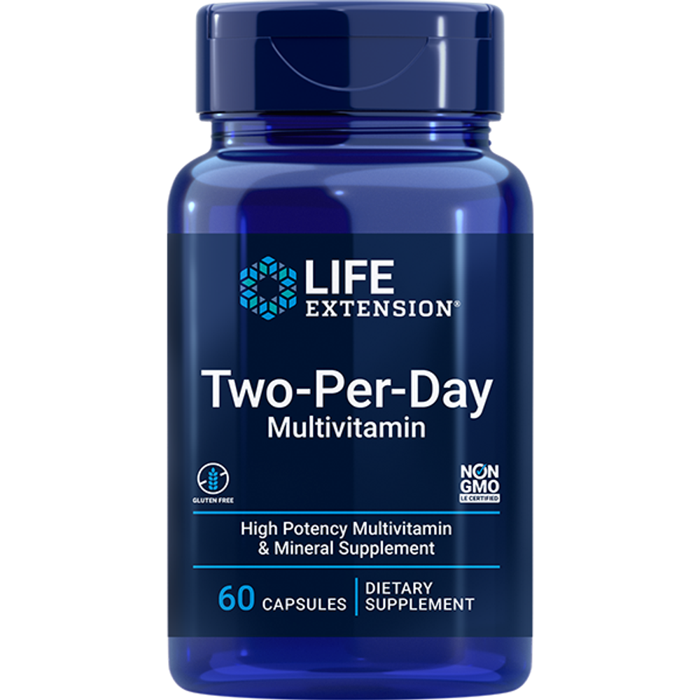 Two Per Day Multivitamin 60 капсул Life Extension
