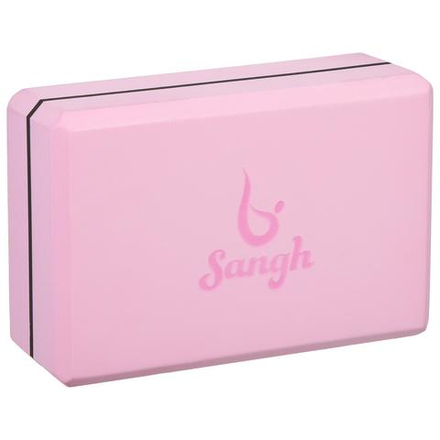 Опорный блок Sangh Pink-Line 23*15*8 см для занятий йогой