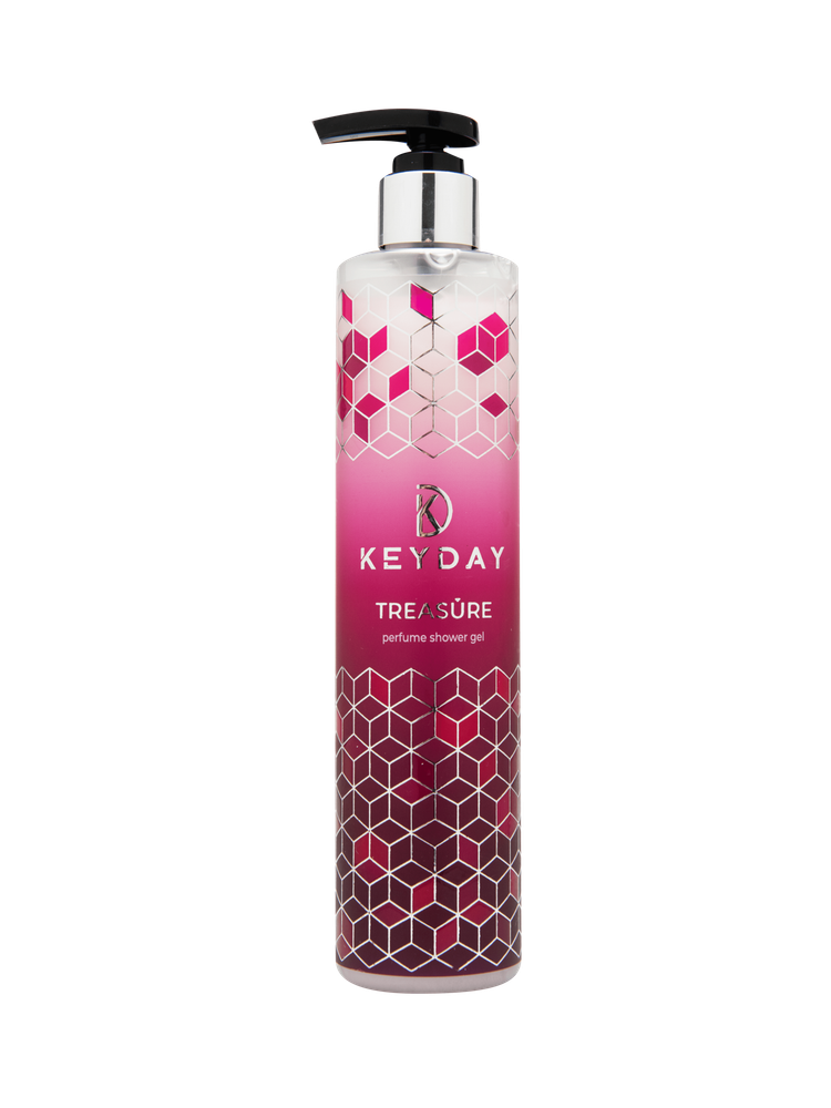 KeyDay Treasure Rose Гель для душа с экстракто м жемчуга, 450мл