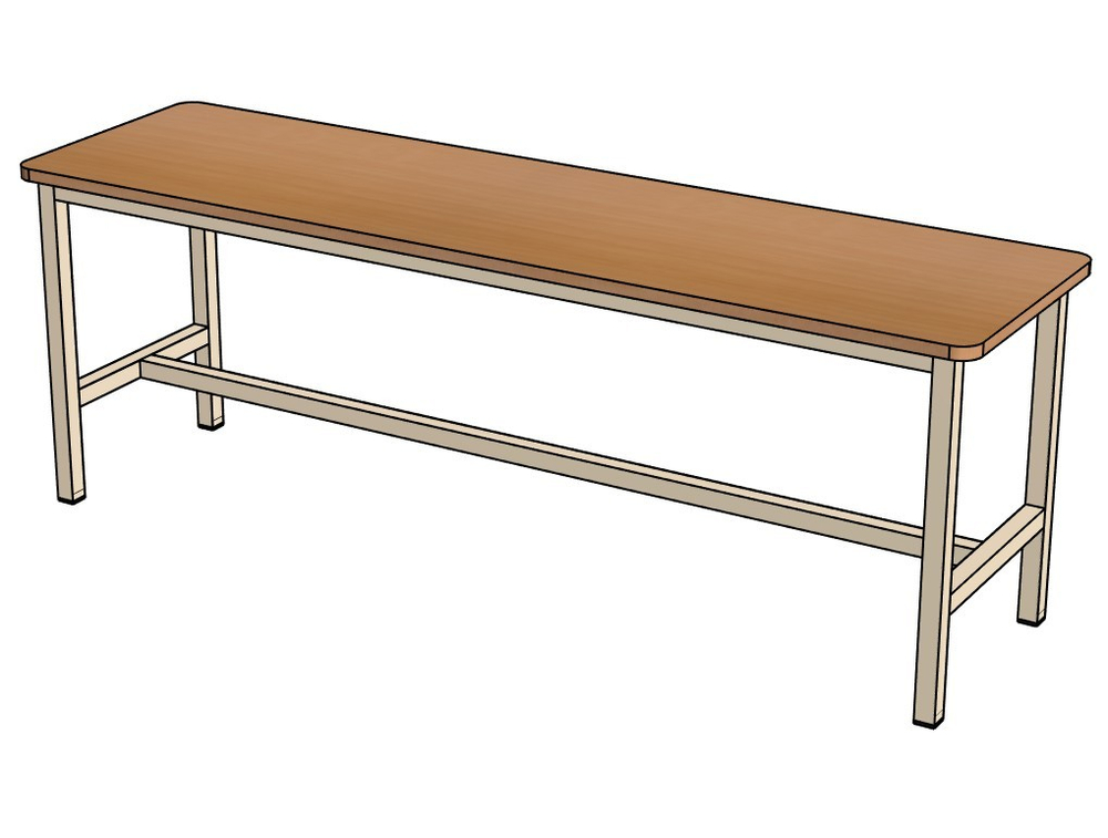 Банкетка на металлокаркасе