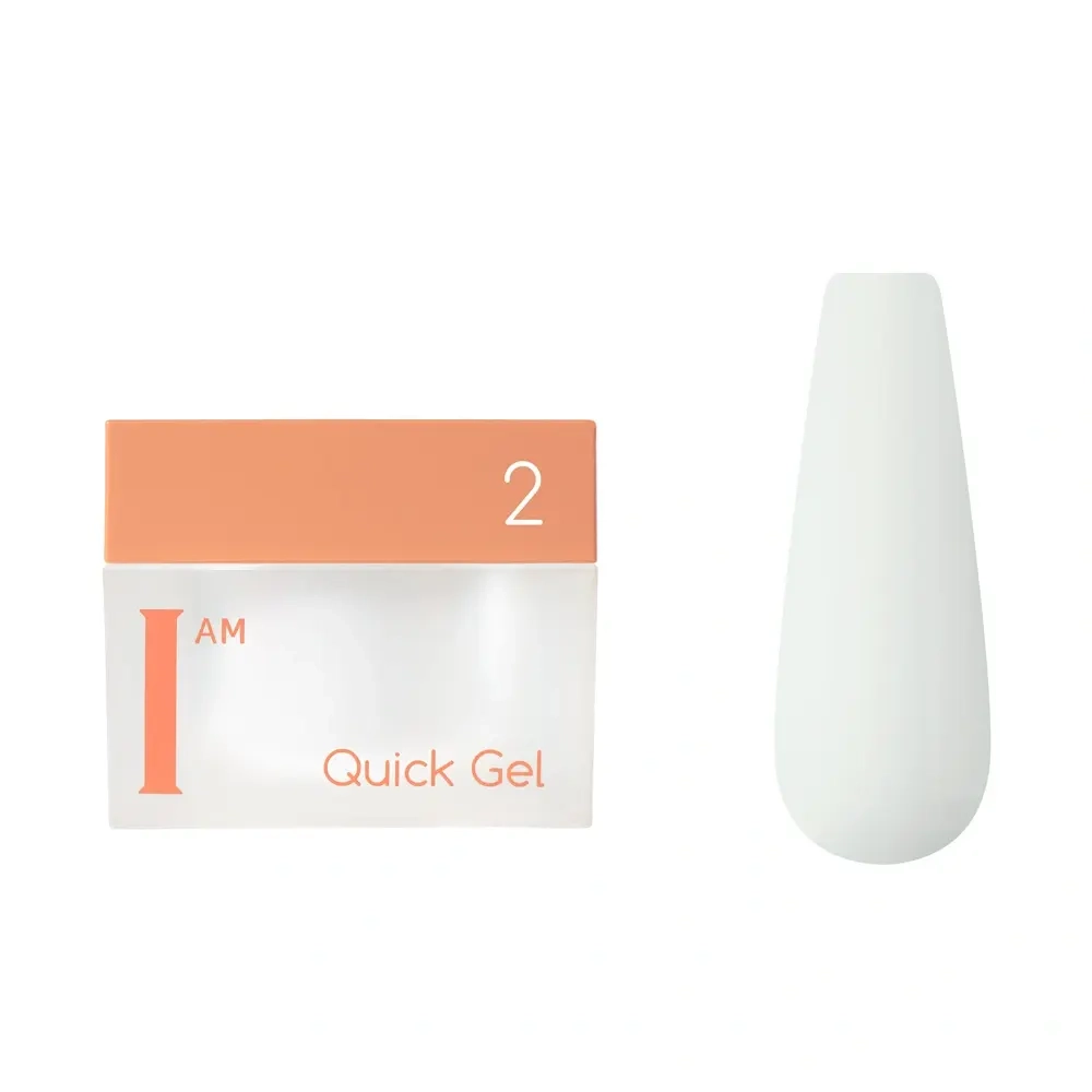 I AM Гель скоростной жидкий Quick Gel, 12мл 02 молочный