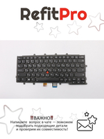 Клавиатура для Ноутбука Lenovo LenovoThinkPad X240/X250/X260/X270/A275 с подсветкой, раскладка - русская, черная (01EP008), оригинал