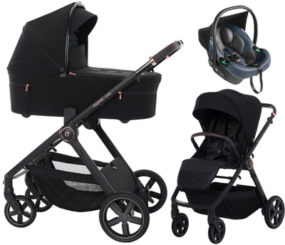Детская коляска 3 в 1 Espiro Only 2026 и автокресло Pi Gray blue 510 stylish black
