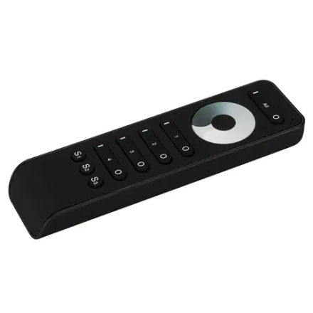 Пульт SMART-R33-DIM Black (4 зоны, 2.4G) (Arlight, IP20 Пластик, 5 лет) 025030