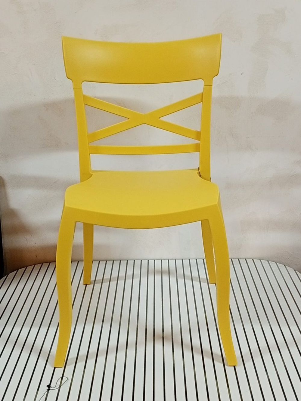 Стул пластиковый, Papatya XSera-S, желтый
