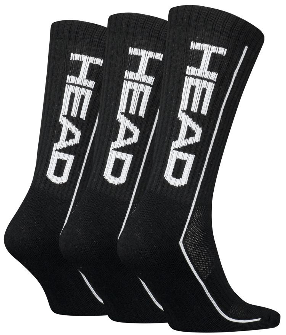 Носки теннисные Head Performance Crew 3P - black
