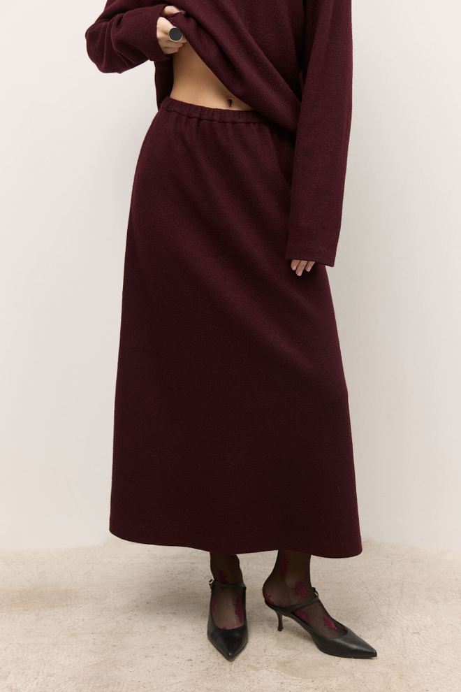 Юбка из шерсти