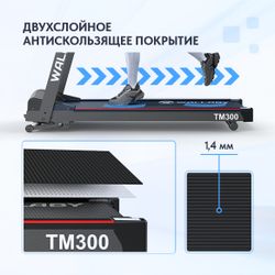 Беговая дорожка для дома электрическая Wallaby TM300