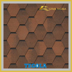 Гибкая черепица TEGOLA VENETO Marrone 423 2.86м2