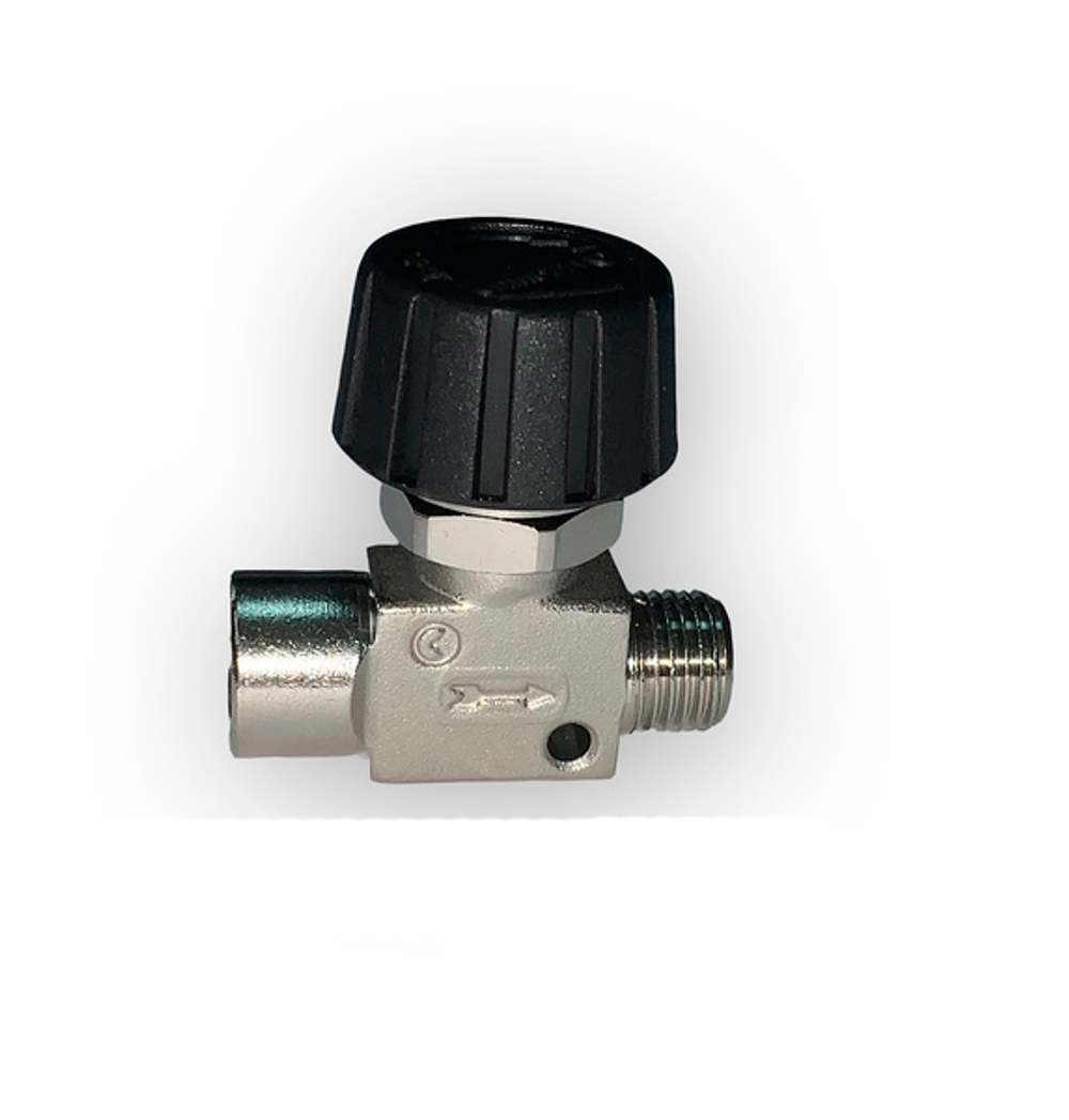 Кран топливного бака (резьба 1/4"), нержавеющая сталь