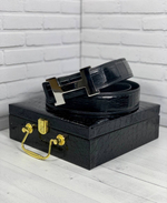 Ремень Hermes из кожи крокодила