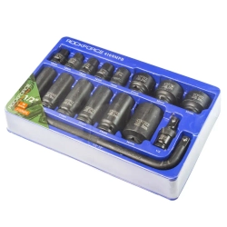 Набор головок ударных, 16пр. 1/2''6гр. RockForce##Rock FORCE RF-4169MPB