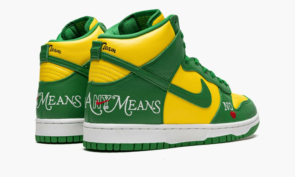 SB Dunk High "Supreme - By Any Means - Brazil"