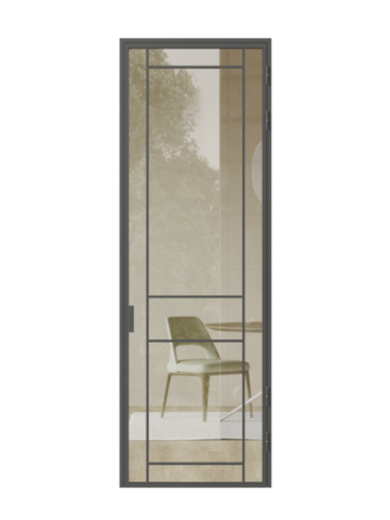 Распашная алюминиевая перегородка Minoli 18