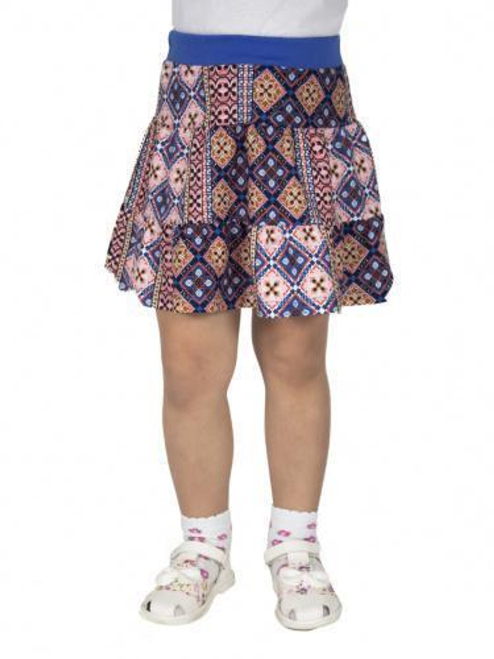 Юбка (98-56, разноцветный орнамент)