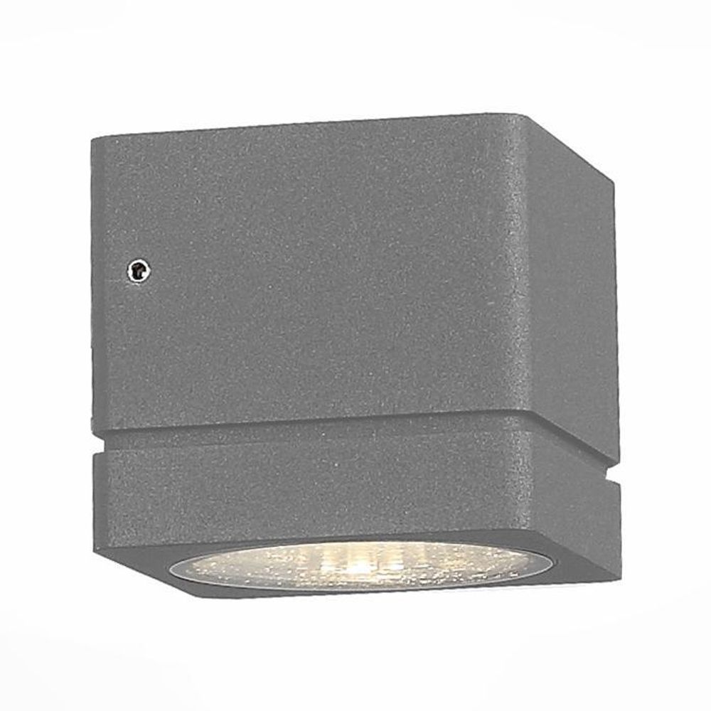 SL563.701.01 Светильник уличный настенный ST-Luce Серый/Прозрачный LED 1*8W 3000K COCTOBUS