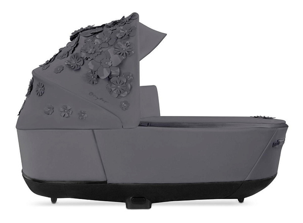 Коляска для новорожденных Cybex Priam IV Chrome Brown Simply Flowers Dream Grey