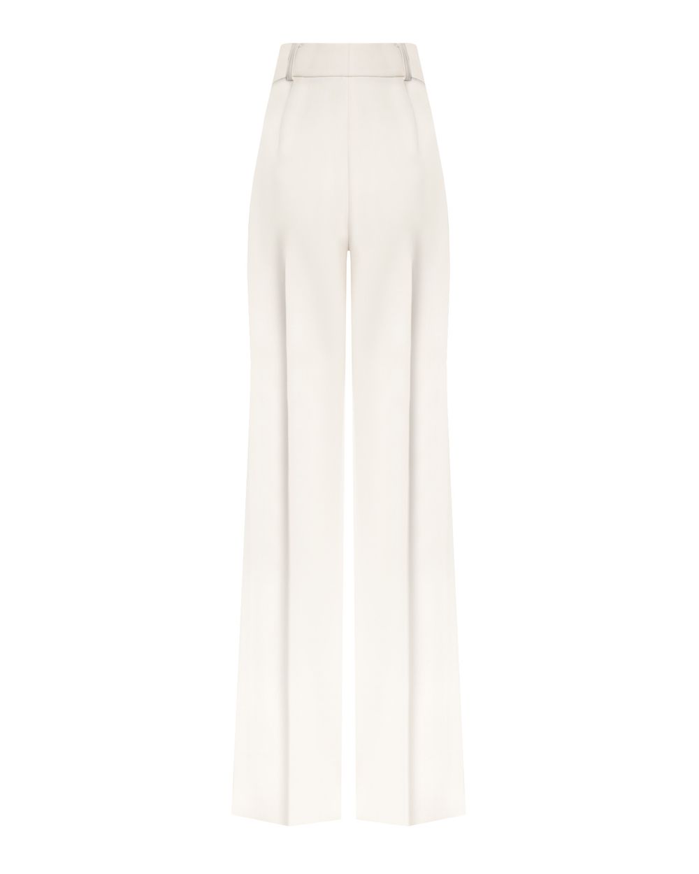 Брюки-палаццо молочно-белые