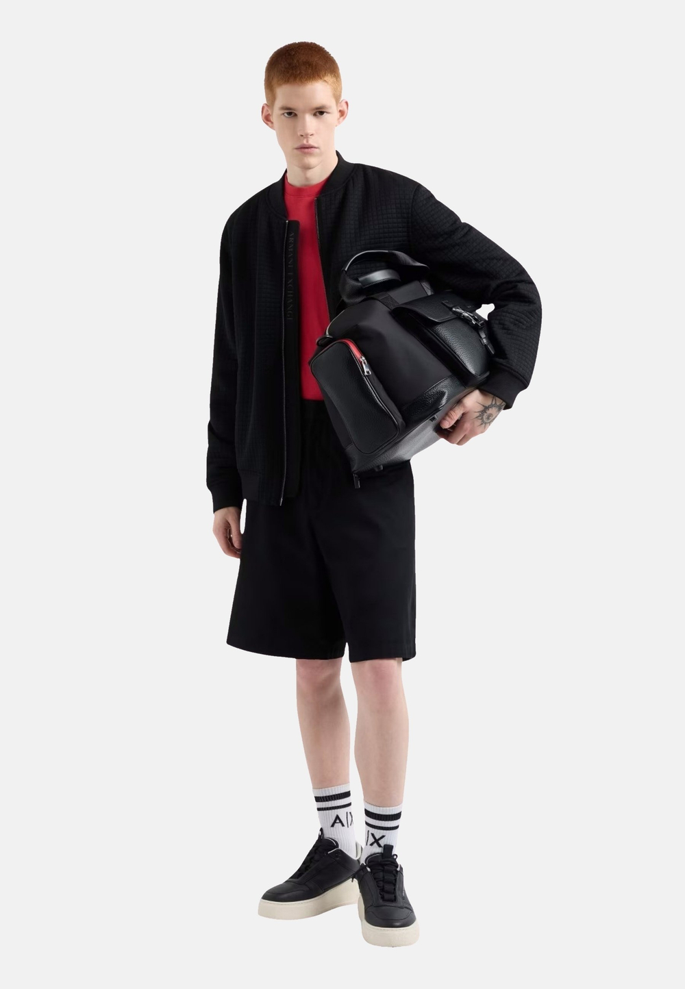 Armani Exchange Базовая футболка - Красный