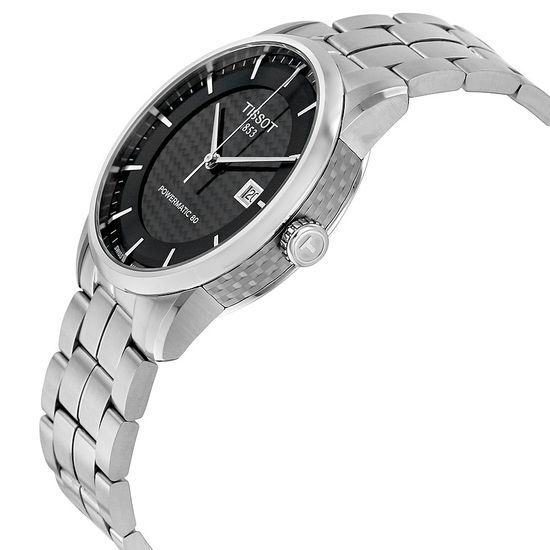 Мужские швейцарские наручные часы Tissot Luxury Powermatic T086.407.11.201.02