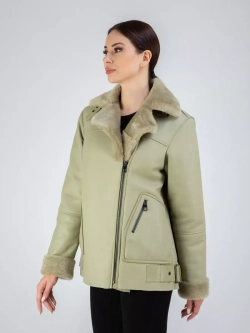 Дубленка авиатор натуральная зимняя