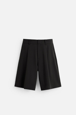 Шорты relaxed fit со складками