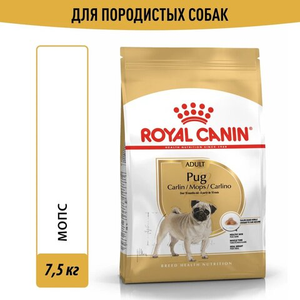 Сухой корм Royal Canin Pug Adult для взрослых собак породы Мопс от 10 месяцев