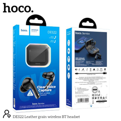 Bluetooth-гарнитура HOCO DES22 Leather grain